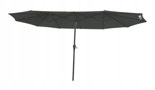 PODWÓJNY PARASOL OGRODOWY PRZECIWSŁONECZY Z KORBKĄ POKROWIEC PHOENIX SZARY na Arena.pl