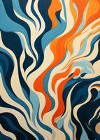 Plakat 25x35cm Oceaniczne Fale