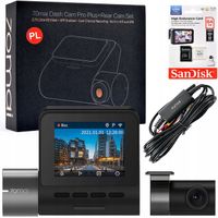 Kamera samochodowa 70mai PRO A500S + 64GB + UP03