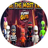 Opłatek na tort Stumble Guys