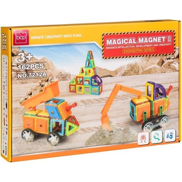 Klocki magnetyczne MAGICAL MAGNET 162SZT 7212A zdjęcie 9