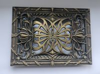 Z03 - KRATKA WENTYLACYJNA PATYNOWANA - 20X28 CM ŻELIWNA KOMINKOWA ŻELIWO