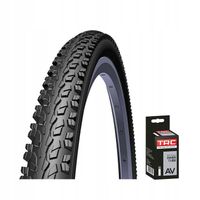 opona rowerowa 26 cali MITAS RUBENA 26x1.90 50-559 + dętka AV48 TRC ZESTAW