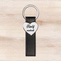 Brelok na czarnym pasku z Twoim zdjęciem