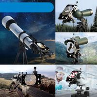 APEXEL 3-Osiowy Metalowy Adapter Telefonu do Teleskopu Lornetki Pilot
