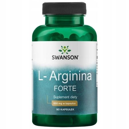 Swanson L-ARGININA 850 mg 90 kaps LIBIDO SERCE na Arena.pl