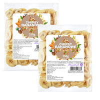 eMAJA24 Chipsy bananowe 500 g (250 g x 2 sztuki)