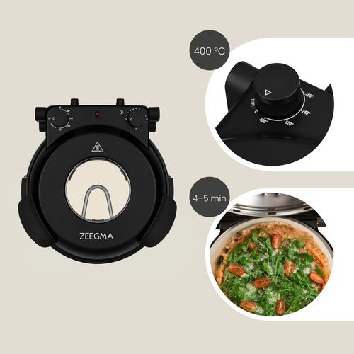 PIEC DO PIZZY 400°C Kamienny Domowy piecyk PIZZA PIECYK 1200W Termostat na Arena.pl