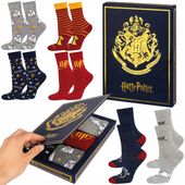 Kolorowe SKARPETKI HARRY POTTER SOXO PREZENT dla DZIEWCZYNY roz. 35-40