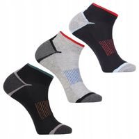 Stopki Skarpetki Męskie Bawełniane Skarpety Paski MORAJ 3-PARY 43-45