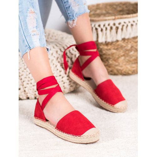 Wiązane Czerwone Espadryle r.36 na Arena.pl