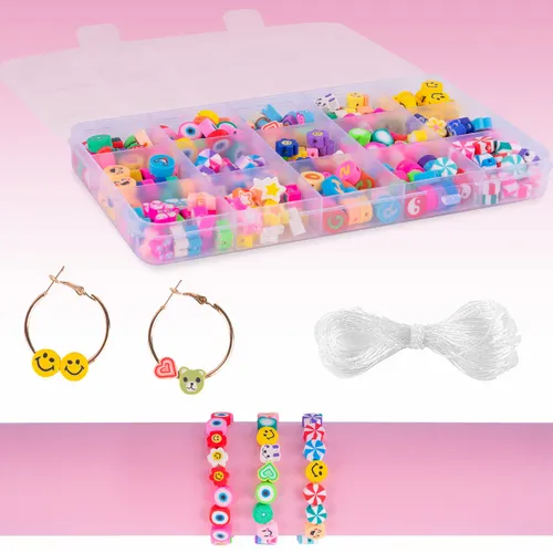 Zestaw do Robienia Bransoletek Naszyjników 300 el. na Arena.pl