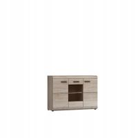 LASKI LINK Komoda 120x42x86 cm dąb sonoma