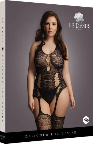 le desir - koronkowr bodystocking plus size na Arena.pl
