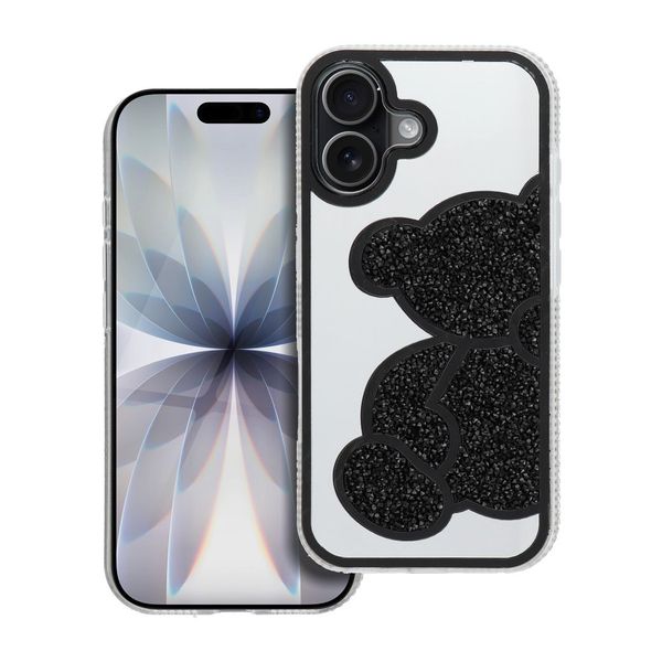 Futerał TEDDY BEAR do IPHONE 17 czarny zdjęcie 1