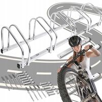 STOJAK NA ROWERY 5 Stanowisk 5 Rowerów Rowerowy Rower Uchwyt Parking Ocynk