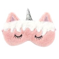 Opaska na oczy do spania jednorożec - pink