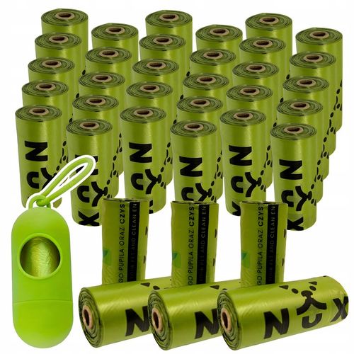 WORECZKI Na Psie Odchody BIODEGRADOWALNE 720 sztuk Worki na Kupy BIO + ETUI na Arena.pl