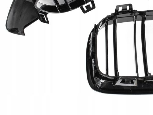 Atrapa Nerki Grill Kratka Czarny Połysk 2szt do BMW 4 F32 F33 F36 M PAKIET na Arena.pl