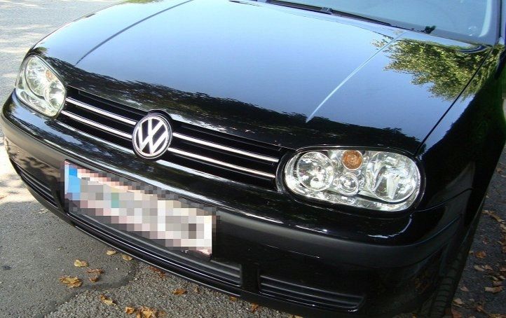 VW GOLF IV 4 - Listwy CHROM GRILL atrapa Tuning zdjęcie 5