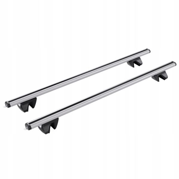 Bagażnik aluminiowy na relingi do KIA Carens mk II MPV 5d (2002-2006r) zdjęcie 2