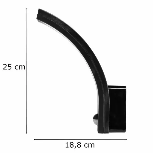 LAMPA ŚCIENNA ZEWNĘTRZNA LED Z CZUJNIKIEM RUCHU ZMIERZCHU ELEWACYJNA 10W zdjęcie 7