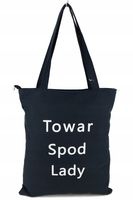 Torba SHOPPERKA z napisem ,, Towar spod lady''
