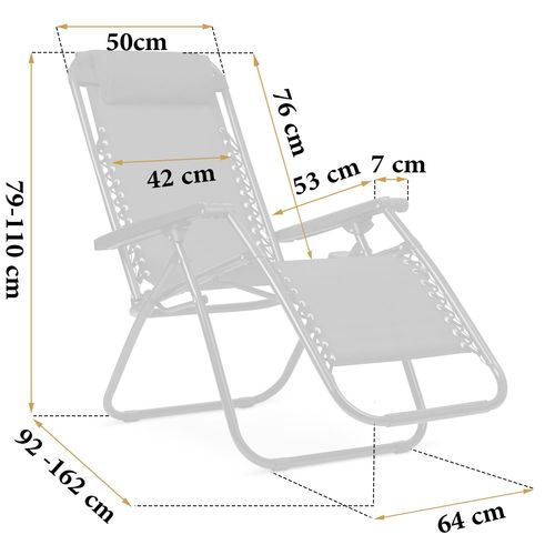 Leżak ogrodowy składany Sofotel ChillWell na Arena.pl