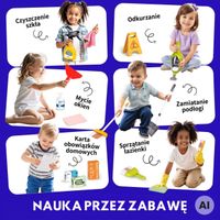 DLA DZIECI  WÓZEK ODKURZACZ I AKCESORIA