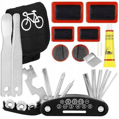 MULTITOOL ZESTAW KLUCZY ROWEROWYCH + AKCESORIA na Arena.pl