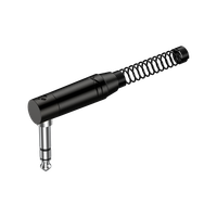 Roxtone Wtyk kątowy Jack 6.3mm stereo nakablowy  RJ3RPP-BN