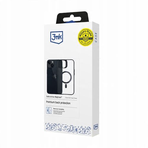 Etui z MagSafe na Apple iPhone 13/14 - 3mk Satin Armor MagCase na Arena.pl