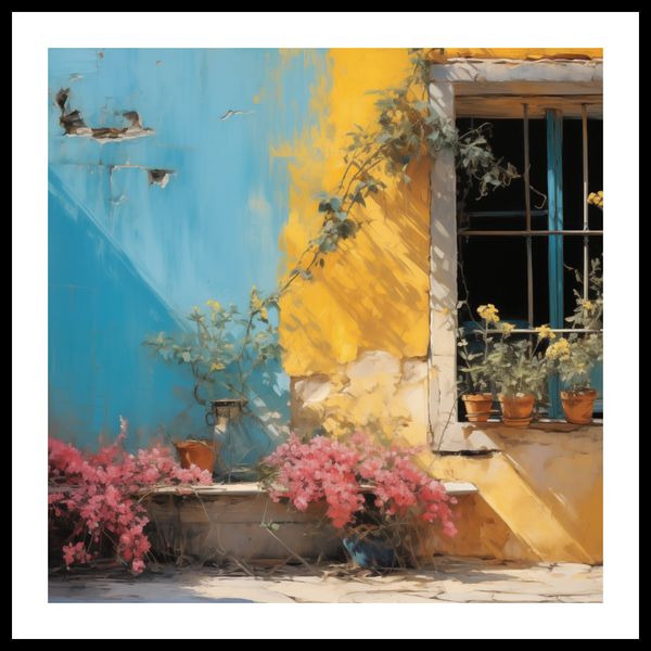 Plakat 70x70cm Słoneczna Ulica zdjęcie 3
