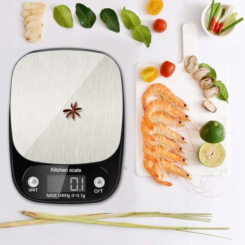 Waga kuchenna ARSA GO 0.1g TARA BATERIE GRAM UNCJA KARAT GRAM czarny 5 kg na Arena.pl