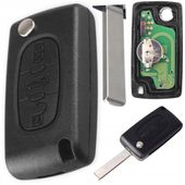 KLUCZYK Z ELEKTRONIKĄ DO PEUGEOT 307 308 407 607 CITROEN C2C3C4 C5 BH6VA2