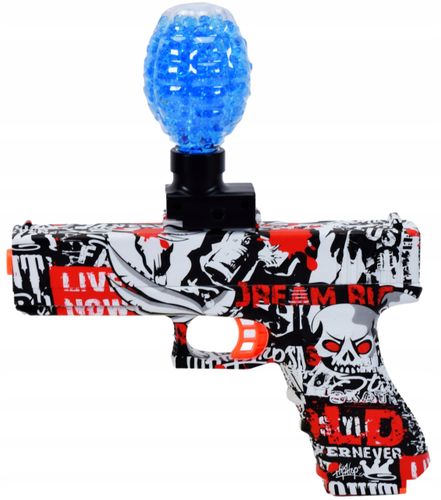 PISTOLET KARABIN NA KULKI WODNO ŻELOWE AUTOMATYCZNY ZESTAW AUTOMAT GLOCK na Arena.pl