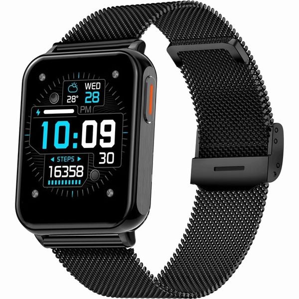 smartwatch gravity czerwono czarny 2 paski gt17-10 zdjęcie 2