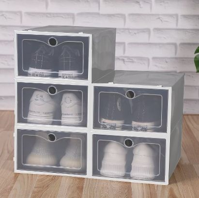 Pudełka na buty organizer szafka stojak pojemnik na obuwie x10 szt z na Arena.pl