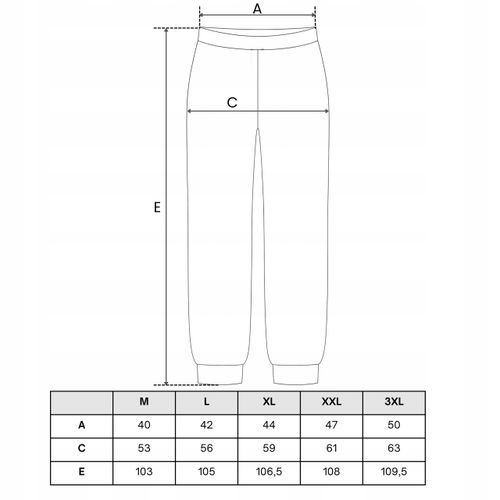 Ocieplane Spodnie Męskie Dresowe Joggery Bawełniane Ściągacz MORAJ Black XL na Arena.pl