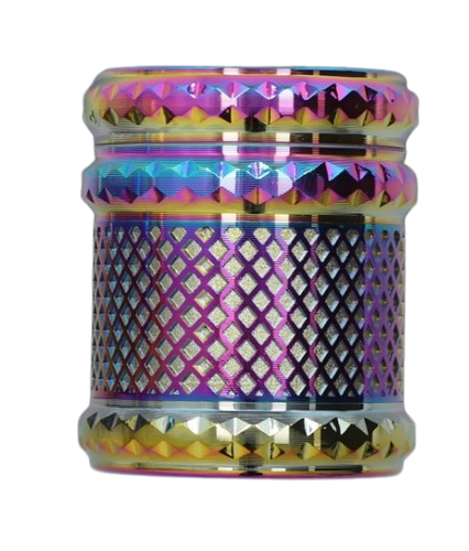 Crusher Grinder Młynek do Tytoniu Suszu Ziół CBD 4-częściowy Wielokolorowy na Arena.pl