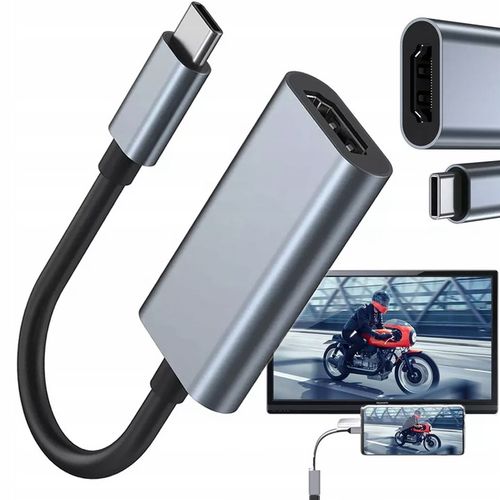 PRZEJŚCIÓWKA ADAPTER KABEL USB-C - HDMI FULL HD 4K na Arena.pl