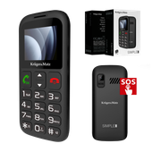 Telefon komórkowy GSM dla seniora Kruger&Matz Simple 923 SOS duże klawisze