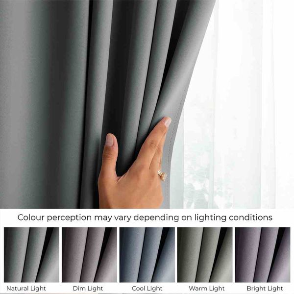CURT/AH/BLACKOUT/EYELETS/SILVER/N/140X270/1PC zdjęcie 4
