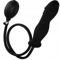 Pompowany Penis Dildo Z Pompką Analna Wtyczka Waginalna Rozpychacz Sex