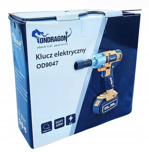 48V KLUCZ AKUMULATOROWY UDAROWY DO KÓŁ 1/2 380Nm 2x AKUMULATOR ONDRAGON na Arena.pl