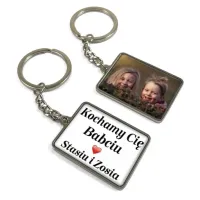 Brelok Breloczek Do Kluczy Ze Zdjęciem Napisem 2 Strony Dzień Babci Dziadka