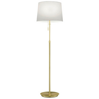 Podłogowa lampa sypialniana Lyon 409100308 złota biała