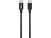 Czarny Kabel USB Typ C - USB Typ C XLINE 60W 1 m