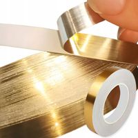 Taśma Ozdobna Samoprzylepna Złota Dekoracyjna Na Ścianę Podłogi 2cm 50m