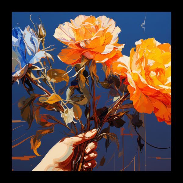 Plakat 20x20cm Żywy Uścisk zdjęcie 2